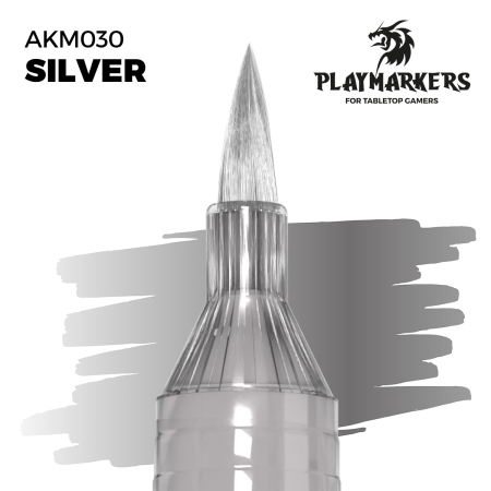 AK Interactive M030 - Playmarker - Silver [1]