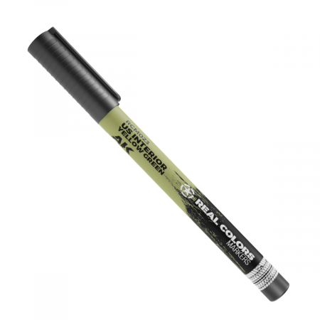 Vopsire, Weathering & Diorama - Ak Interactive - RC Marker US INTERIOR YELLOW GREEN