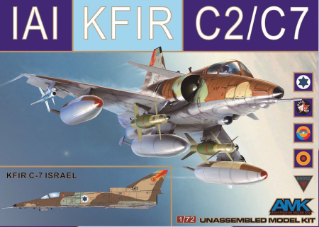 Kituri machete - AMK 86002 - 1:72 KFIR C2/C7