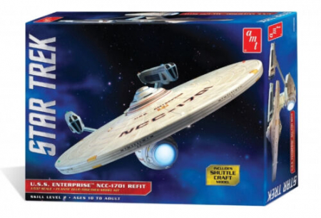 Space / Sci-Fi - AMT 1080 1:537 USS Enterprise Refit