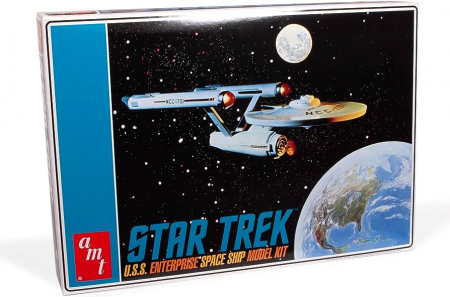 Space / Sci-Fi - AMT 1296 1:650 Classic U.S.S. Enterprise