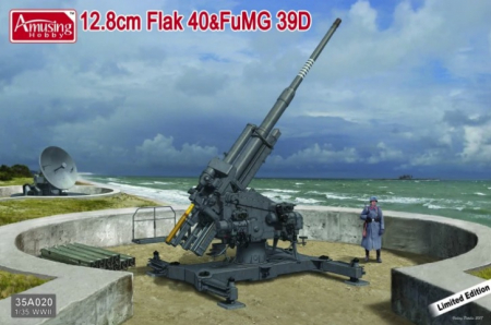 Kituri machete - Amusing Hobby 35A020 - 1:35 12.8cm Flak 40  FuMG 39D