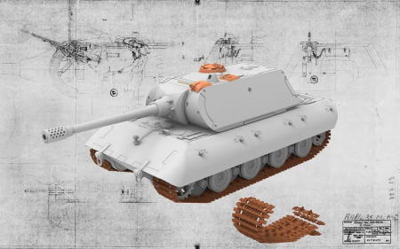 Amusing Hobby 35A046 - 1:35 Superheavy Tank E-100 mit Maus-Turm [1]
