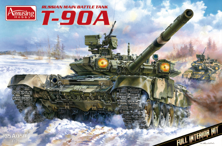 Vehicule militare terestre - Amusing Hobby 35A050 - 1:35 T-90A (full interior)