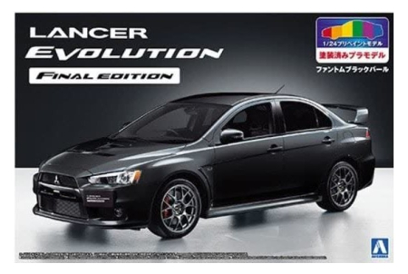 Auto - AOSHIMA 05090 - 1:24 Mitsubishi Lancer Evolution X Final Edition Black Pearl