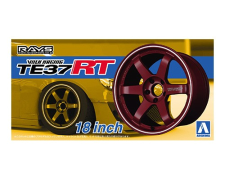 Auto - AOSHIMA 05302 - 1:24 ACCESSOIRES - Volk Racing TE37RT 18inch