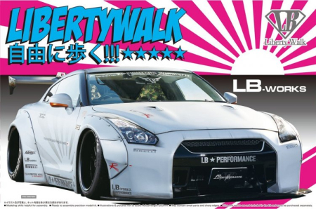 Auto - AOSHIMA 05403 - 1:24 Nissan R35 GTR Version2 Lb Works