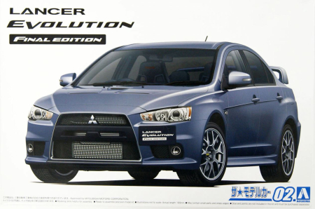 Auto - AOSHIMA 05795 - 1:24 Mitsubishi CZ4A Lancer Evolution X Final Edition 2015