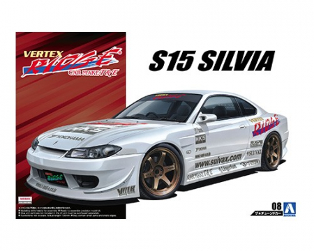 Auto - Aoshima 05838 - 1:24 Nissan Vertex S15 Silva 1999