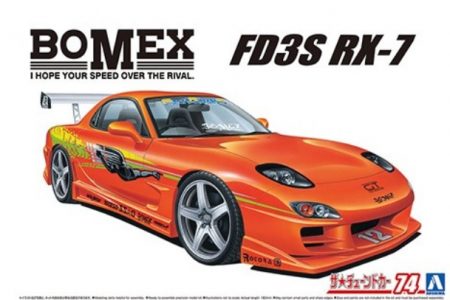 Vehicule civile - Aoshima 06399 - 1:24 Mazda Bomex Fd3S Rx-7 1999