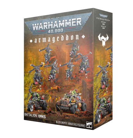 Warhammer & Wargames - Armageddon Battalion: Orks