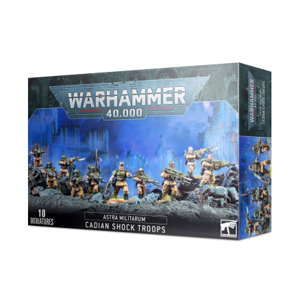 Wargames & Boardgames - Astra Militarum Cadian Shock Troops