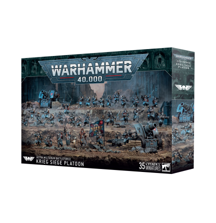 Warhammer Battleforces - Astra Militarum: Krieg Siege Platoon (ENG)