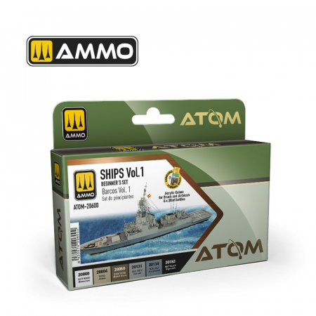AMMO by Mig - ATOM 20600 - Beginners Set: Ships Vol.1