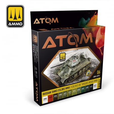 ATOM Paints - ATOM 20705 - Russian Tanks Colors WWII Set