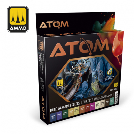 Vopsire, Weathering & Diorama - ATOM 20707 - Basic Wargames Colors II Set