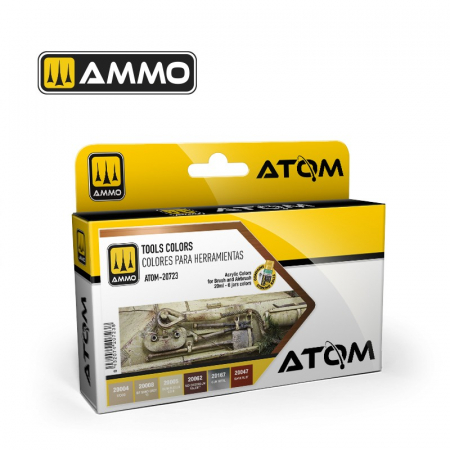 Vopsire, Weathering & Diorama - ATOM 20723 - Tools colors Set