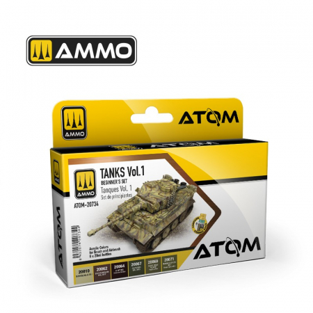 AMMO by Mig - ATOM 20734 - Beginners Set: Tanks Vol.1