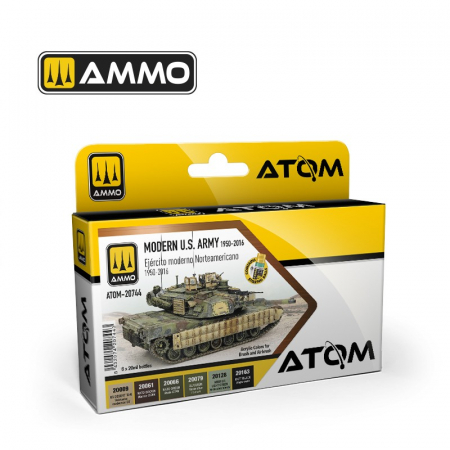 Vopsire, Weathering & Diorama - ATOM 20744 - Modern U.S. Army 1950-2016