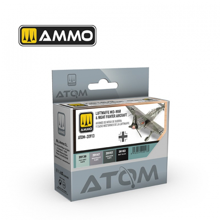 AMMO by Mig - ATOM 20913 - Luftwaffe Mid-War & Night Fighter Aircraft Set