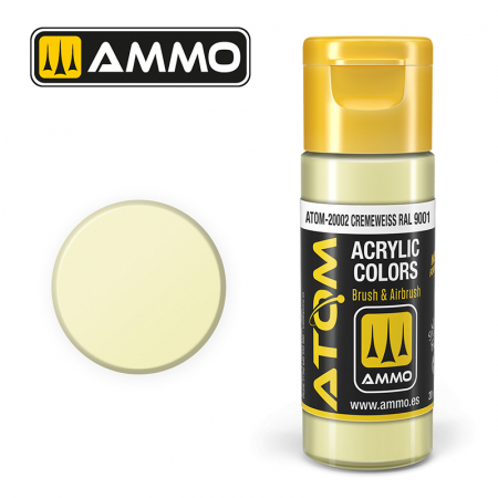 ATOM Paints - ATOM COLOR 20002 - Cremeweiss RAL 9001