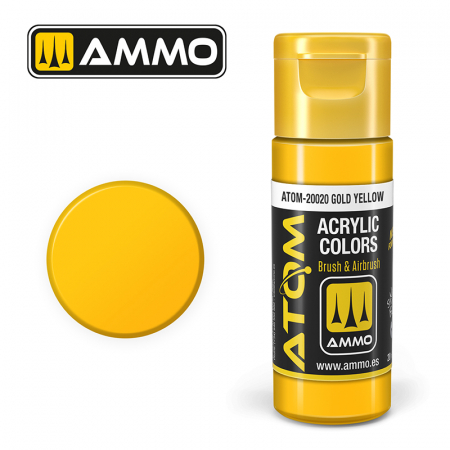 AMMO by Mig - ATOM COLOR 20020 - Gold Yellow