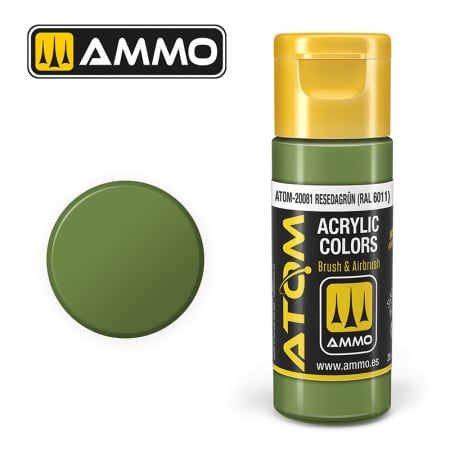 ATOM Paints - ATOM COLOR 20081 - Resedagrün RAL 6011