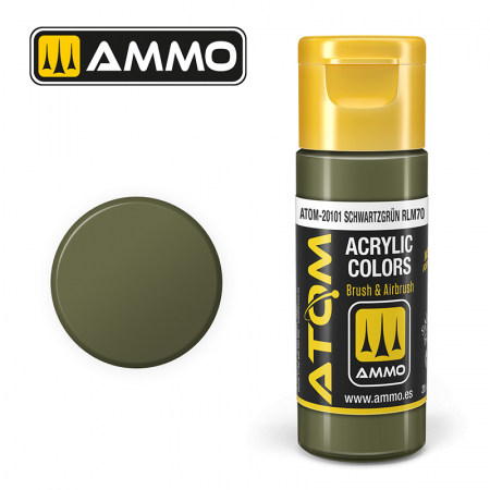 ATOM Paints - ATOM COLOR 20101 - Schwartzgrun RLM70