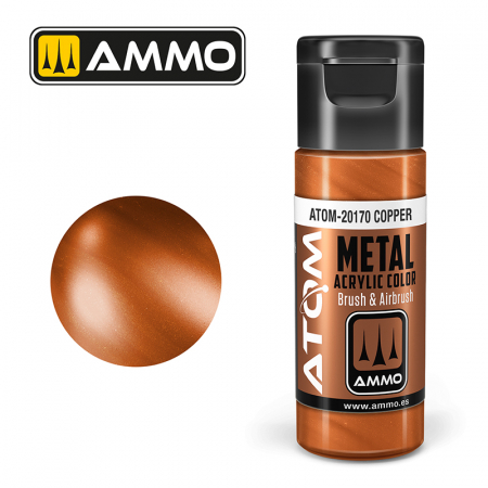 AMMO by Mig - ATOM METALLIC 20170 - Copper