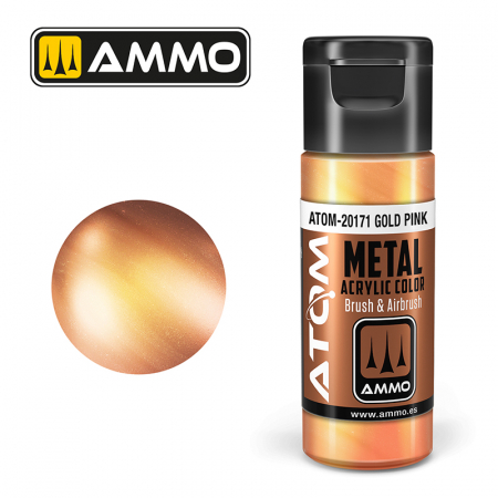 AMMO by Mig - ATOM METALLIC 20171 - Gold Pink