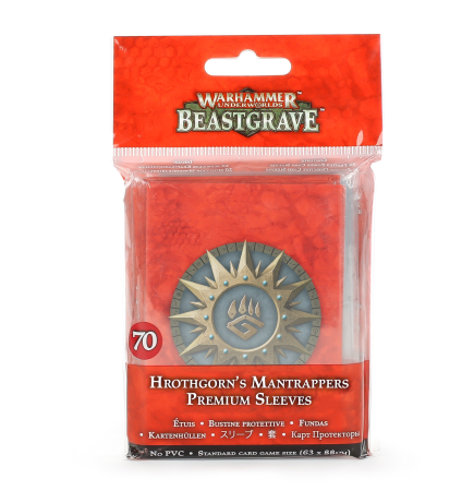 Warhammer Age of Sigmar - Beastgrave : Hrothgorn`S Mantrappers Premium Sleeves