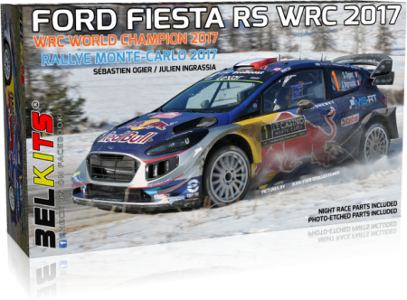 Auto de curse - BELKITS 012 - 1:24 FORD FIESTA RS WRC 2017
