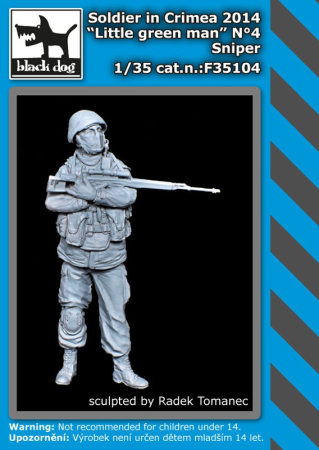 Figurine - Black Dog - Soldier in Crimea N°4 sniper 1:35