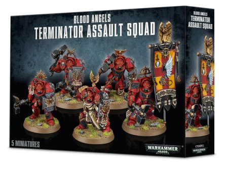 Warhammer Exclusives & Online Only - Blood Angels Terminator Assault Squad
