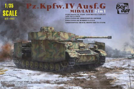 Kituri machete - Border Model BT-001 1:35 Panzer IV Ausf.G Mid/Late 2in1