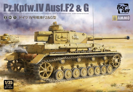 Kituri machete - Border Model BT-004 1:35 Panzer IV F2&G