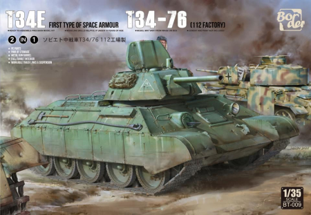 Kituri machete - Border Model BT-009 - 1:35 T-34E (mit Zusatzpanzerung) / T-34-76