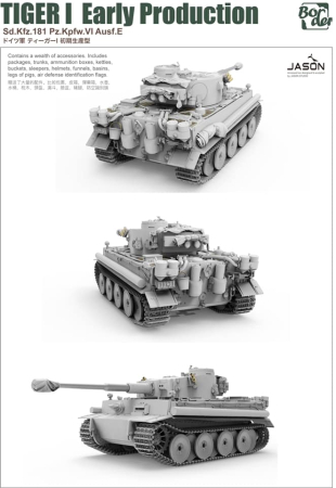 Border Model BT010 1:35 Tiger I Early Production Sd.Kfz.181 Pz.Kpfw.VI Ausf.E [2]