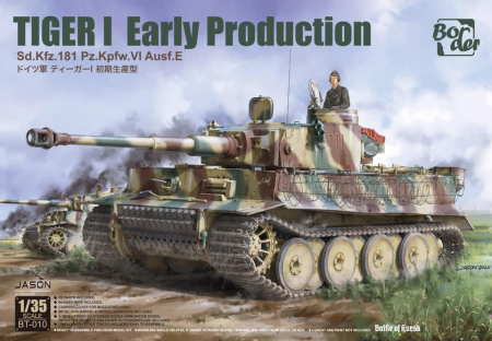 Kituri machete - Border Model BT010 1:35 Tiger I Early Production Sd.Kfz.181 Pz.Kpfw.VI Ausf.E