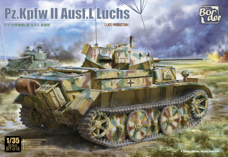 Kituri machete - Border Model BT-018 - 1:35 Pz.Kpfw. II Ausf.L Luchs Late Production