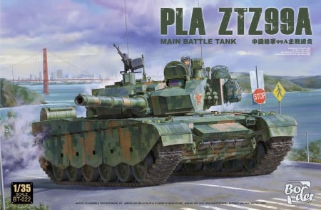 Kituri machete - Border Model BT-022 - 1:35 PLA ZTZ99A Main Battle Tank