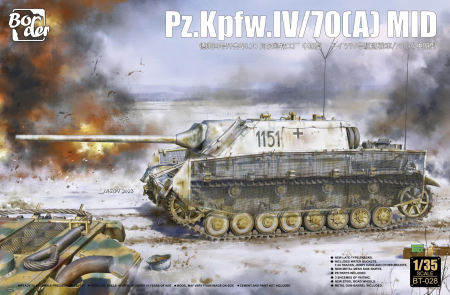 Vehicule militare terestre - Border Model BT028 1:35 Pz. Kpfw.IV/70 (A) mid