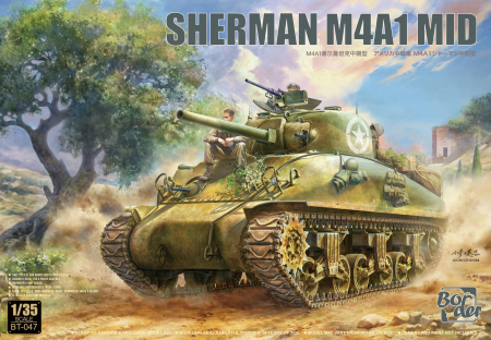 Kituri machete - Border Model BT047 1:35 M4A1 Sherman Mid