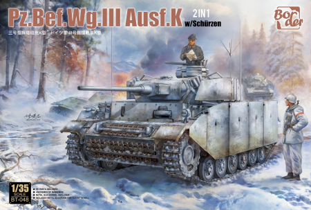 Kituri machete - Border Model BT048 1:35 Pz.Bef.Wg.III Ausf.K with Schurzen
