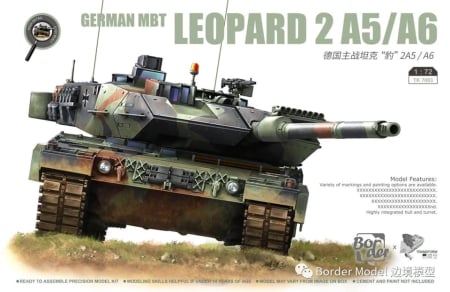 Kituri machete - Border Model TK7201 1:72 Leopard 2 A6