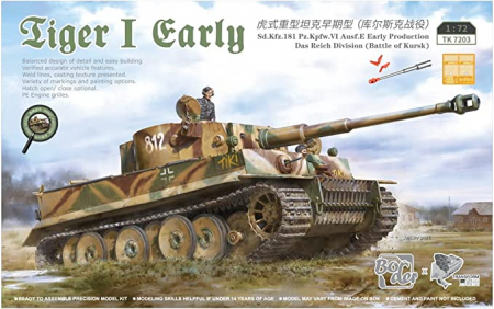 Vehicule militare terestre - Border Model TK7203 1:72 Tiger Early of Das Reich