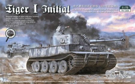 Kituri machete - Border model TK7205 - 1:72 Tiger I initial production