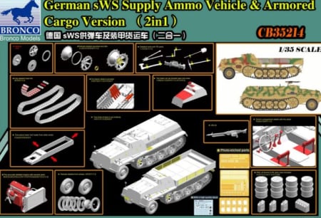 Bronco CB35214 - 1:35 German sWS Supply Ammo Vehicle & Armored Cargo [1]