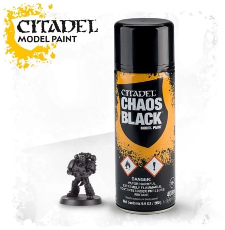 Spray - Chaos Black Primer  - 400 Ml Spray