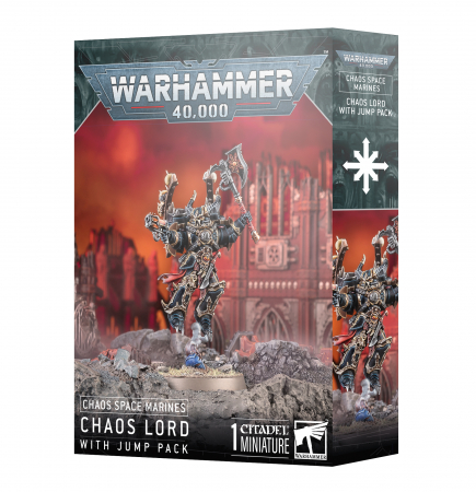 Wargames & Boardgames - Chaos Space Marines: Lord With Jump Pack